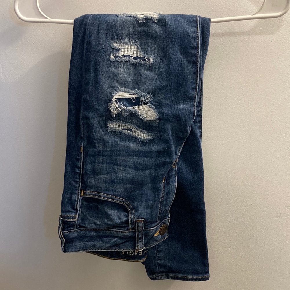 American Eagle distressed jegging jeans 6 short